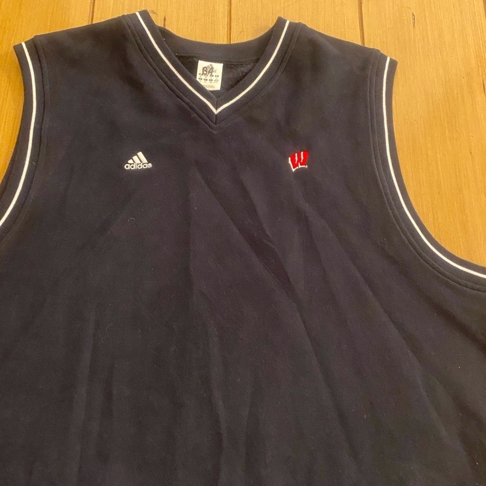 Men’s University of Wisconsin Badgers Vest Blue size xl - Picture 2 of 12